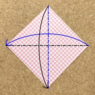 サンタクロースの折り方1